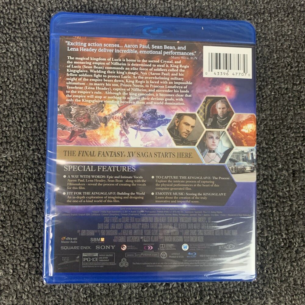 Kingsglaive: Final Fantasy XV (Blu-ray, 2016) New Sealed with Slipcover - Picture 4 of 4